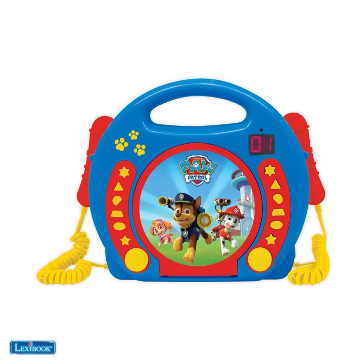 Lexibook Paw Patrol - Bærbar cd-afspiller (RCDK100PA) i gruppen HJEMMEELEKTRONIK / Lyd & billede / Hjemmebiograf, HiFi & Bærbar / Bærbar musikafspiller / CD-afspiller hos TP E-commerce Nordic AB (C93665)