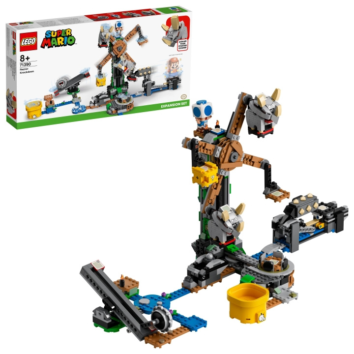 LEGO Super Mario - Reznor vælter udvidelsessæt (71390) i gruppen LEGETØJ, BØRN & BABY / Legetøj / Bygge legesager / Lego hos TP E-commerce Nordic AB (C93672)