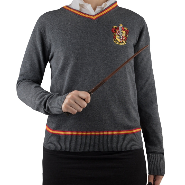 Harry Potter Gryffindor - Grå strikket sweater - Medium i gruppen SPORT, FRITID & HOBBY / Accessories / T-shirts hos TP E-commerce Nordic AB (C93674)