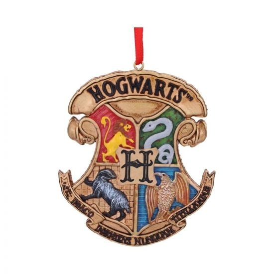 Nemesis Now Harry Potter Hogwarts Crest hængende ornament 8 cm i gruppen HJEM, HUS & HAVE / Interiør / Julepynt hos TP E-commerce Nordic AB (C93734)