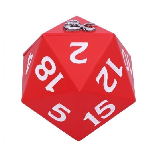 Nemesis Now Dungeons & Dragons D20 terningeboks 13,5 cm i gruppen SPORT, FRITID & HOBBY / Sjove gadgets / Samlergenstande hos TP E-commerce Nordic AB (C93749)