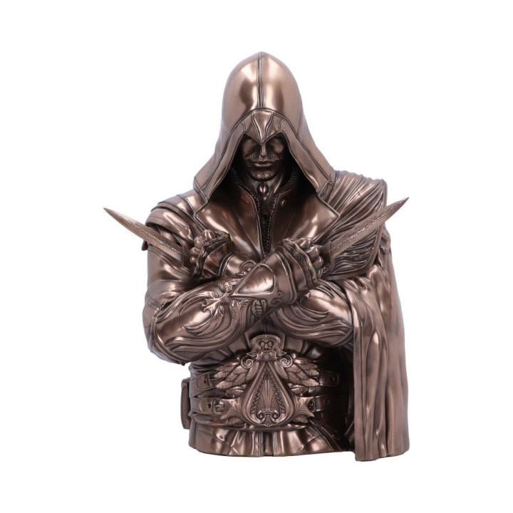 Nemesis Now Assassin\'s Creed Ezio Busteæske Bronze i gruppen SPORT, FRITID & HOBBY / Sjove gadgets / Samlergenstande hos TP E-commerce Nordic AB (C93794)