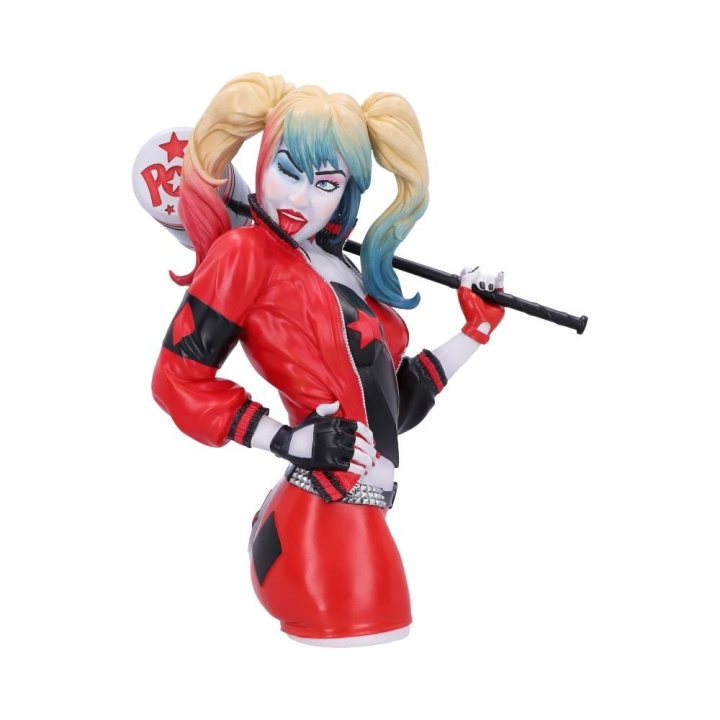 Nemesis Now Harley Quinn-buste, 30 cm i gruppen SPORT, FRITID & HOBBY / Sjove gadgets / Samlergenstande hos TP E-commerce Nordic AB (C93805)