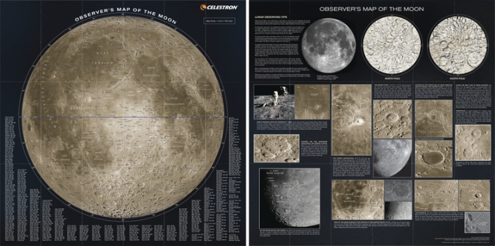 Celestron Kort over månen i gruppen SPORT, FRITID & HOBBY / Sjove gadgets / Sjove gadgets hos TP E-commerce Nordic AB (C93831)