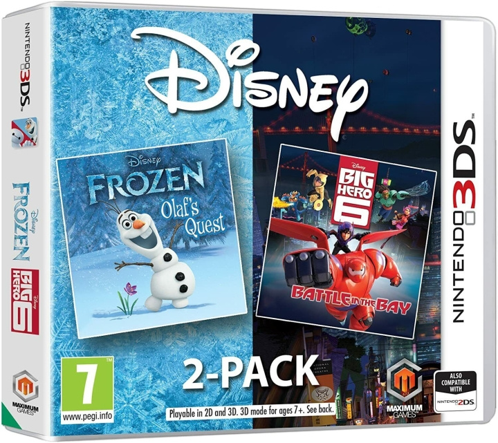 Maximum Games Disney Frozen Big Hero 6 Double pack (3DS) i gruppen HJEMMEELEKTRONIK / Spilkonsoller og tilbehør / Nintendo 3DS hos TP E-commerce Nordic AB (C93841)