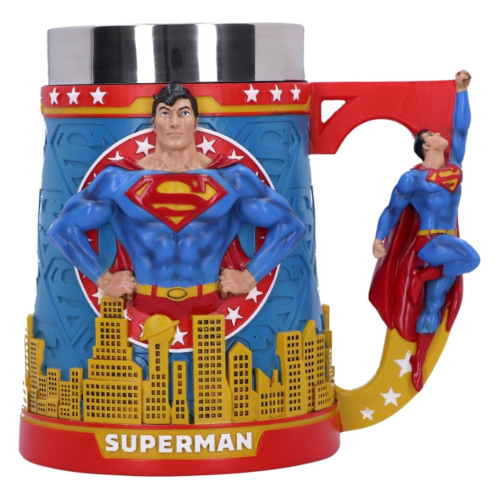 Nemesis Now Superman Man of Steel Tankard 15,5 cm i gruppen SPORT, FRITID & HOBBY / Sjove gadgets / Krus hos TP E-commerce Nordic AB (C93875)