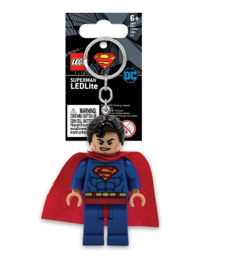 LEGO - DC Comics - LED-nøglering - Superman (4002036-KE39H) i gruppen SPORT, FRITID & HOBBY / Accessories / Øvrige accessories hos TP E-commerce Nordic AB (C93983)