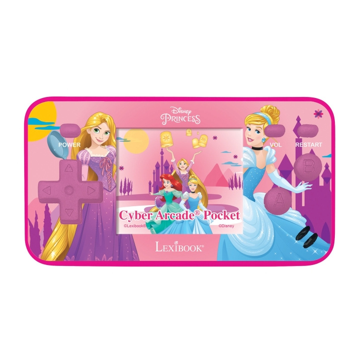 Lexibook Disney Princess - håndholdt konsol Cyber Arcade® Pocket (JL1895DP) i gruppen LEGETØJ, BØRN & BABY / Legetøj / Elektronik og medier / Interaktivt legetøj hos TP E-commerce Nordic AB (C94007)