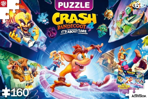 Good Loot Børn og unge: Crash Bandicoot 4: It\'s About Time Puzzles - 160 i gruppen SPORT, FRITID & HOBBY / Hobby / Puslespil hos TP E-commerce Nordic AB (C94070)