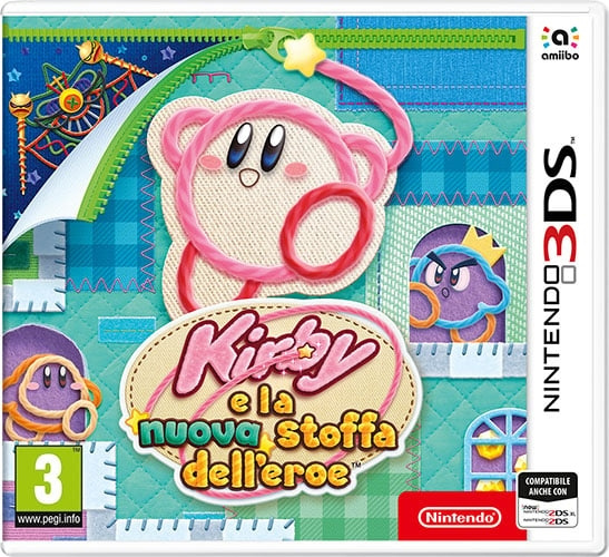 Nintendo Kirby And The New Cloth Of The Nintendo 3DS Hero (ITA) (engelsk i spillet) i gruppen HJEMMEELEKTRONIK / Spilkonsoller og tilbehør / Nintendo 3DS hos TP E-commerce Nordic AB (C94075)