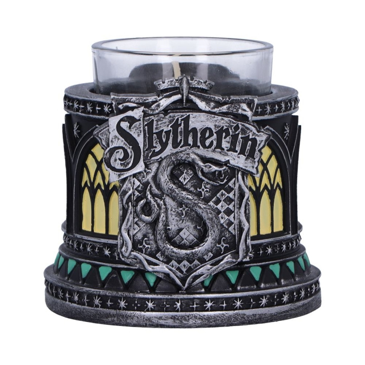 Nemesis Now Harry Potter Slytherin fyrfadslys i gruppen SPORT, FRITID & HOBBY / Sjove gadgets / Samlergenstande hos TP E-commerce Nordic AB (C94088)