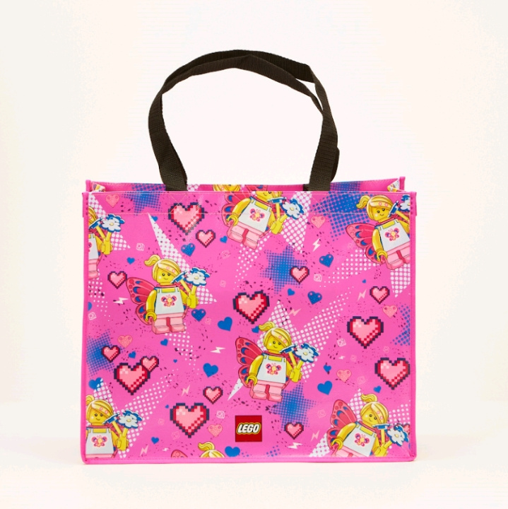 LEGO School - Character Tote bag (20 L) - Butterfly Girl (4011095-ST0461-850I) i gruppen LEGETØJ, BØRN & BABY / Rejse / Børnetasker / Rygsække hos TP E-commerce Nordic AB (C94133)