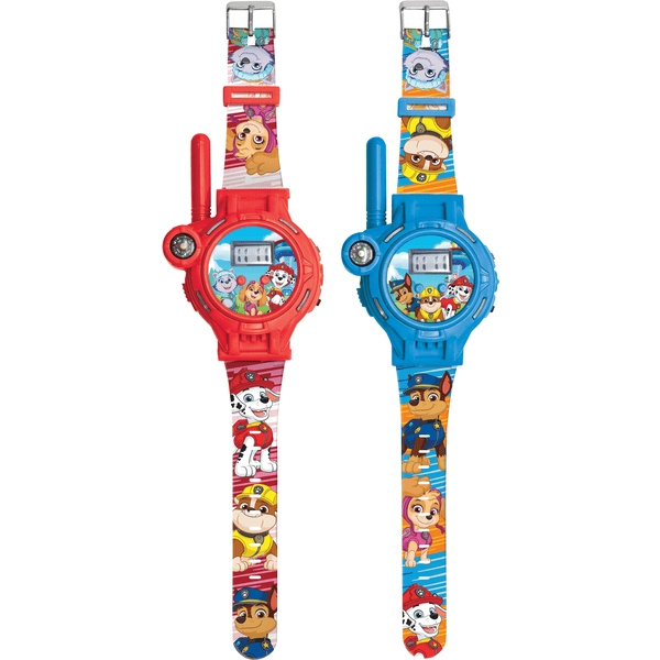 Lexibook Paw Patrol Walkie Talkie 2-i-1-ur (200 m) (DMWTW1PA) i gruppen LEGETØJ, BØRN & BABY / Legetøj / Elektronik og medier / Anden elektronik og medier hos TP E-commerce Nordic AB (C94166)