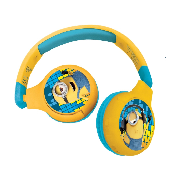 Lexibook Minions 2 i 1 Bluetooth®-hovedtelefoner (HPBT010DES) i gruppen HJEMMEELEKTRONIK / Lyd & billede / Hovedtelefoner & Tilbehør / Hovedtelefoner hos TP E-commerce Nordic AB (C94169)