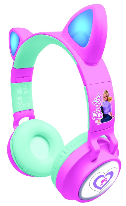 Lexibook Barbie Bluetooth-hovedtelefoner med lys (HPBTKTBB) i gruppen HJEMMEELEKTRONIK / Lyd & billede / Hovedtelefoner & Tilbehør / Hovedtelefoner hos TP E-commerce Nordic AB (C94170)