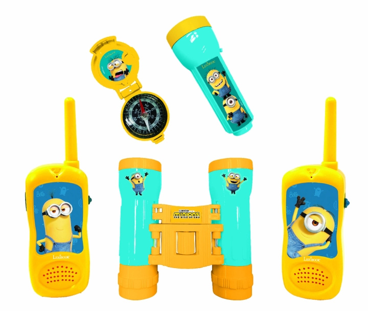 Lexibook Minions-eventyrsæt med walkie talkies (120 m) (RPTW12DES) i gruppen LEGETØJ, BØRN & BABY / Legetøj / Action spil hos TP E-commerce Nordic AB (C94197)