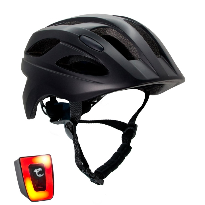 Crazy Safety S.W.A.T-cykelhjelm - sort (54-58 cm) (160101-01-01) i gruppen SPORT, FRITID & HOBBY / Sportsudstyr / Cykel tilbehør / Hjelme hos TP E-commerce Nordic AB (C94262)