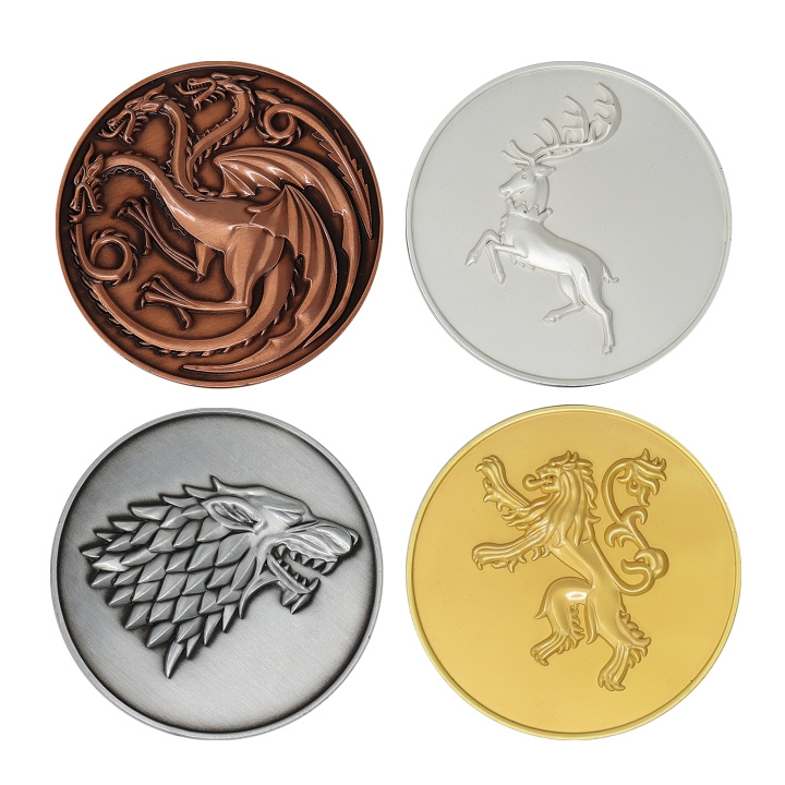 Fanatik Game of Thrones Limited Edition Sigil Medallion Collection i gruppen SPORT, FRITID & HOBBY / Sjove gadgets / Samlergenstande hos TP E-commerce Nordic AB (C94301)