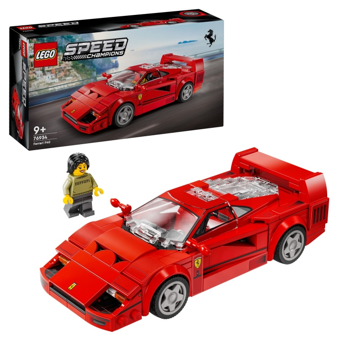 LEGO Speed Champions - Ferrari F40 Supercar (76934) i gruppen LEGETØJ, BØRN & BABY / Legetøj / Bygge legesager / Lego hos TP E-commerce Nordic AB (C94393)