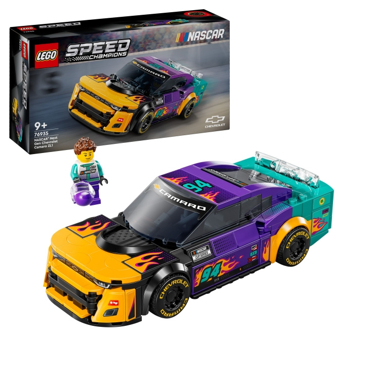 LEGO Speed Champions - NASCAR® Next Gen Chevrolet Camaro ZL1 (76935) i gruppen LEGETØJ, BØRN & BABY / Legetøj / Bygge legesager / Lego hos TP E-commerce Nordic AB (C94394)