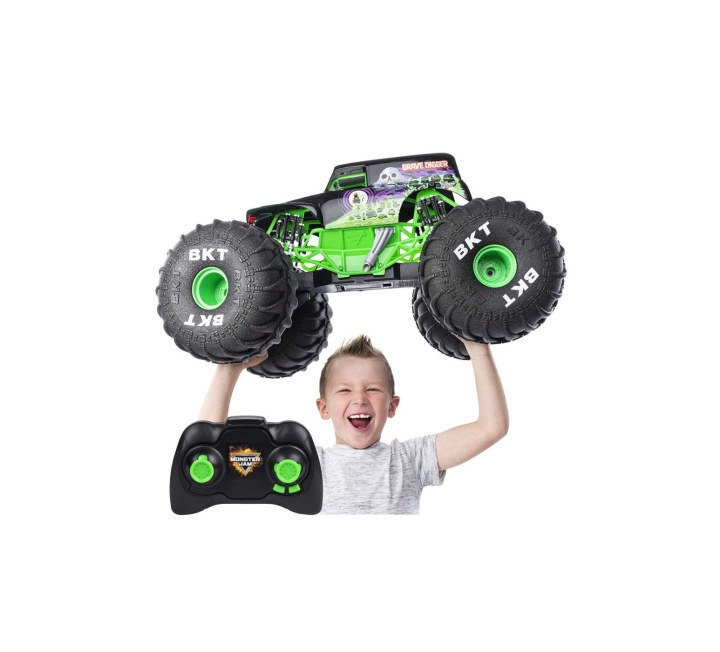 Monster Jam RC Mega Grave Digger (6046198) i gruppen LEGETØJ, BØRN & BABY / Radiostyrede / Radiostyrede biler hos TP E-commerce Nordic AB (C94399)