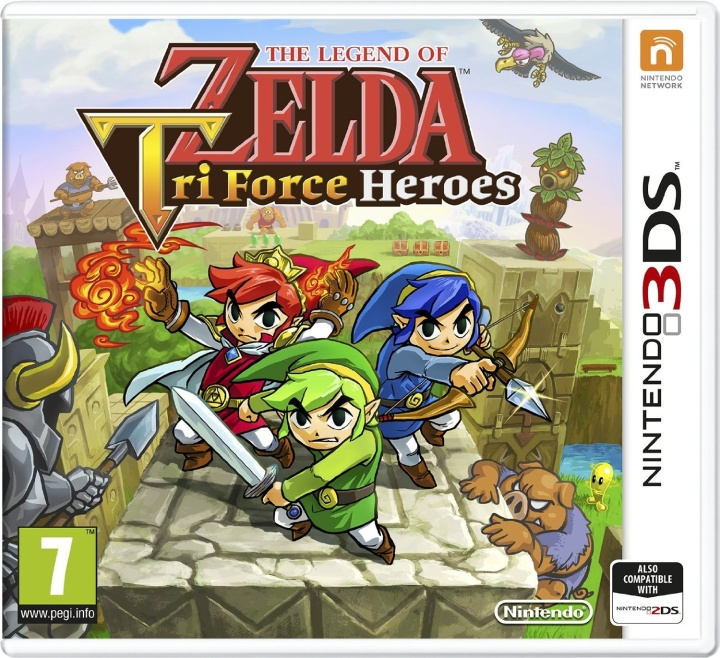 Nintendo The Legend of Zelda: Tri Force Heroes (3DS) i gruppen HJEMMEELEKTRONIK / Spilkonsoller og tilbehør / Nintendo 3DS hos TP E-commerce Nordic AB (C94411)