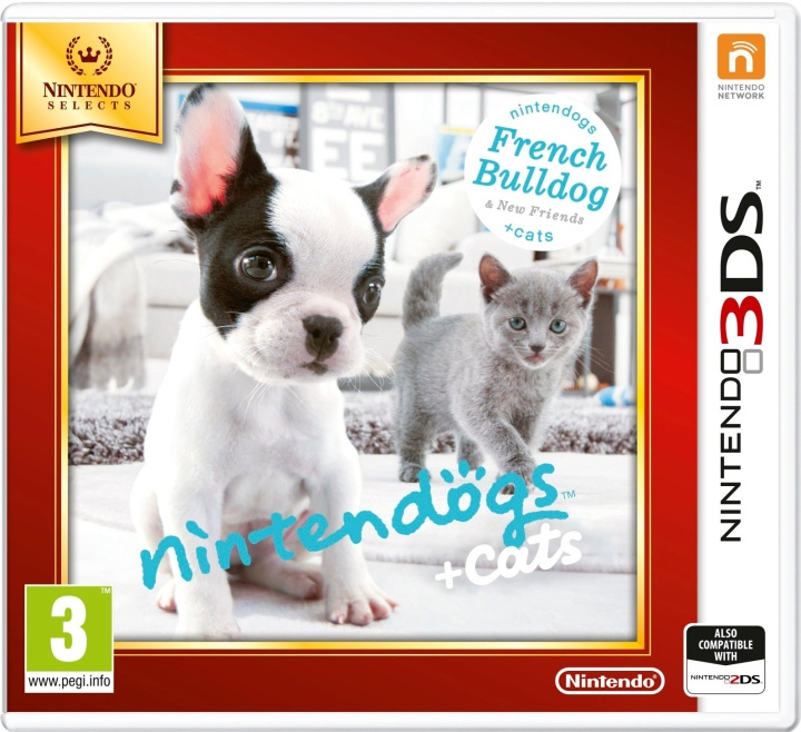 Nintendogs and Cats 3D: French Bulldog (3DS) i gruppen HJEMMEELEKTRONIK / Spilkonsoller og tilbehør / Nintendo 3DS hos TP E-commerce Nordic AB (C94419)