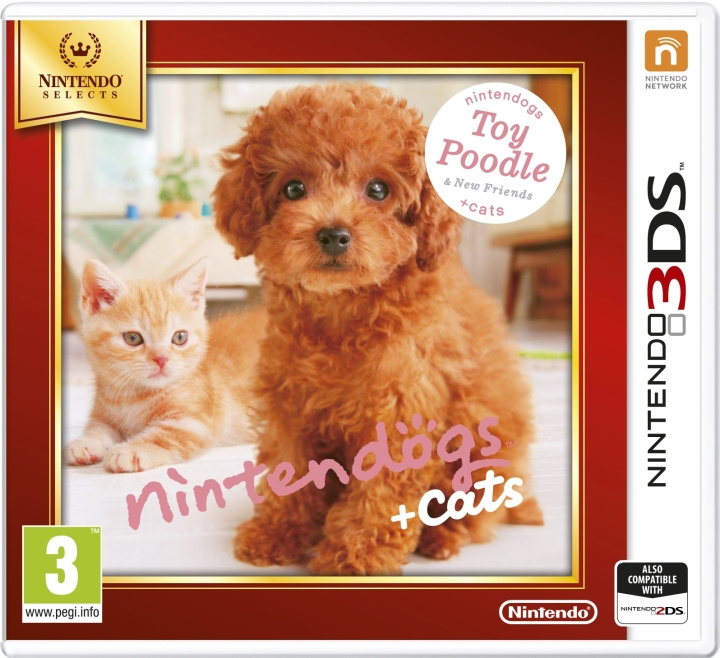 Nintendogs and Cats 3D: Toy Poodle (3DS) i gruppen HJEMMEELEKTRONIK / Spilkonsoller og tilbehør / Nintendo 3DS hos TP E-commerce Nordic AB (C94420)