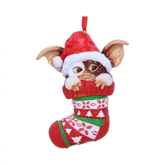 Nemesis Now Gremlins Gizmo i strømpe hængende ornament 12 cm i gruppen HJEM, HUS & HAVE / Interiør / Julepynt hos TP E-commerce Nordic AB (C94463)