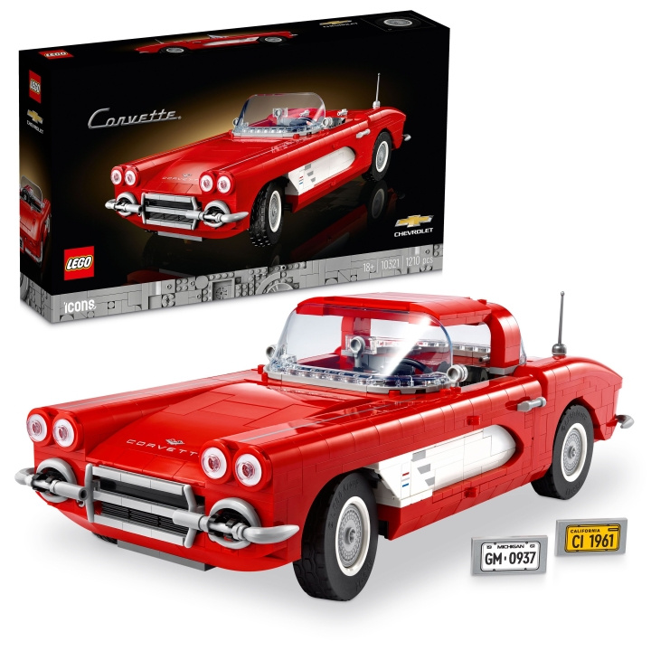 LEGO Icons - Chevrolet Corvette 1961 (10321.) i gruppen LEGETØJ, BØRN & BABY / Legetøj / Bygge legesager / Lego hos TP E-commerce Nordic AB (C94579)