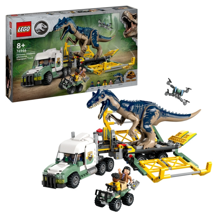 LEGO Jurassic World - Dinosaur Missions: Allosaurus-transportbil (76966) i gruppen LEGETØJ, BØRN & BABY / Legetøj / Bygge legesager / Lego hos TP E-commerce Nordic AB (C94580)