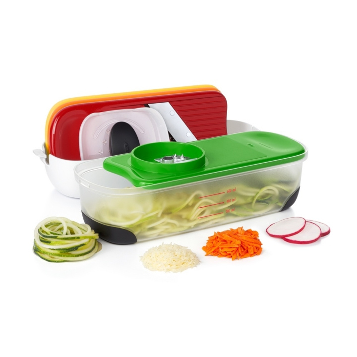 OXO Spiralizer-, rive- og skæresæt (X-11243900) i gruppen HJEM, HUS & HAVE / Køkkenredskaber / Øvrige køkkenredskaber hos TP E-commerce Nordic AB (C94591)