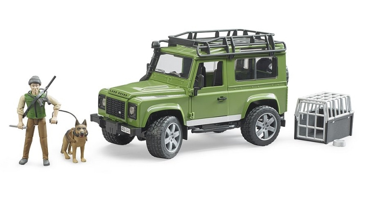 Bruder Land Rover Defender Station Wagon (02587) i gruppen LEGETØJ, BØRN & BABY / Legetøj / Legetøjsbiler hos TP E-commerce Nordic AB (C94654)