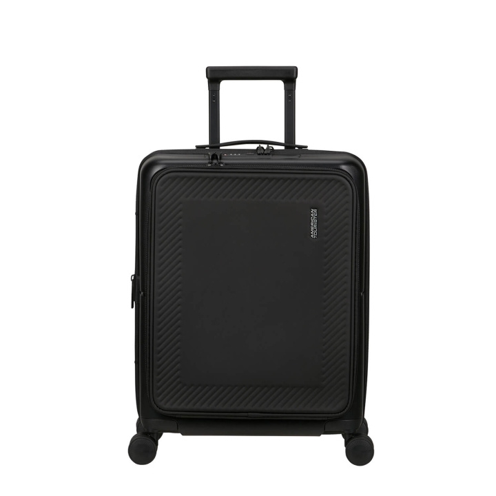 American Tourister Kabinekuffert DashPop Spinner 55/23 Front Pocket Laptop True Black i gruppen SPORT, FRITID & HOBBY / Rejsetilbehør / Rejsetasker hos TP E-commerce Nordic AB (C94700)