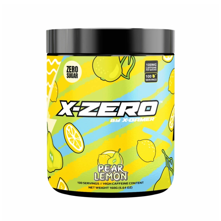 X-GAMER Energidrikpulver X-Zero 160 gram Pear Lemon i gruppen COMPUTERTILBEHØR / GAMING / Energidrikke for gamere hos TP E-commerce Nordic AB (C94713)