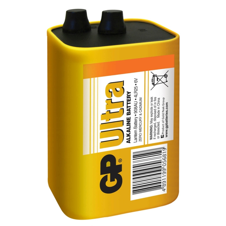 GP Batteri Alkaline 4LR25/908AU 6V 1-Pak i gruppen HJEMMEELEKTRONIK / Batterier og opladere / Batterier / Andet hos TP E-commerce Nordic AB (C94751)