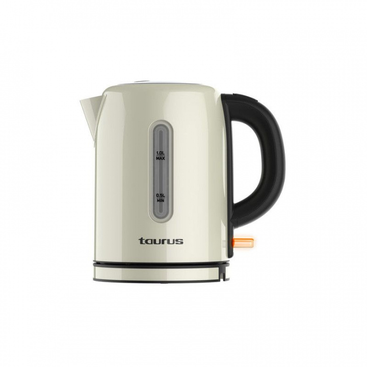 Taurus Kedel Kettle 2200W Vintage Creme 1L i gruppen HJEM, HUS & HAVE / Husholdningsapparater / Vand & Juice / Elkedel hos TP E-commerce Nordic AB (C94790)