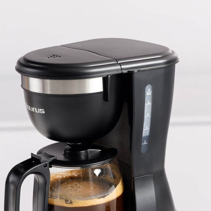 Taurus Kaffebrygger Verona 6 Sort i gruppen HJEM, HUS & HAVE / Husholdningsapparater / Kaffe og espresso / Kaffemaskiner hos TP E-commerce Nordic AB (C94792)