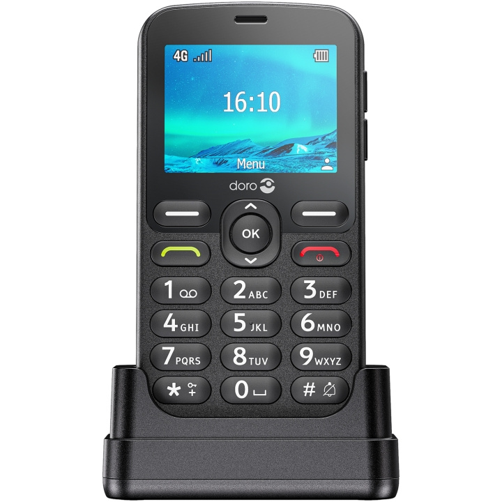 Doro 1881 4G Svart i gruppen SMARTPHONES & TABLETS / Mobiltelefoner & smartphones hos TP E-commerce Nordic AB (C94872)