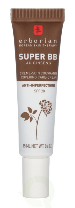 Erborian Super BB Covering Care-Cream SPF20 15 ml Chocolate i gruppen SKØNHED & HELSE / Hudpleje / Ansigt / Ansigtscreme hos TP E-commerce Nordic AB (C94911)