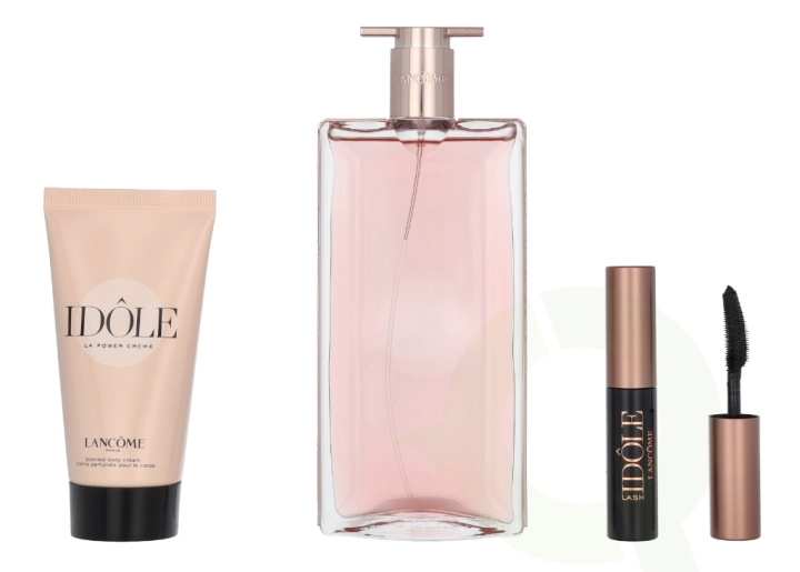 Lancome Idole Giftset 102.5 ml Edp Spray 50ml/Power Cream 50ml/Lash Mascara 2.5ml i gruppen SKØNHED & HELSE / Gaveæske / Gaveæske til hende hos TP E-commerce Nordic AB (C94966)