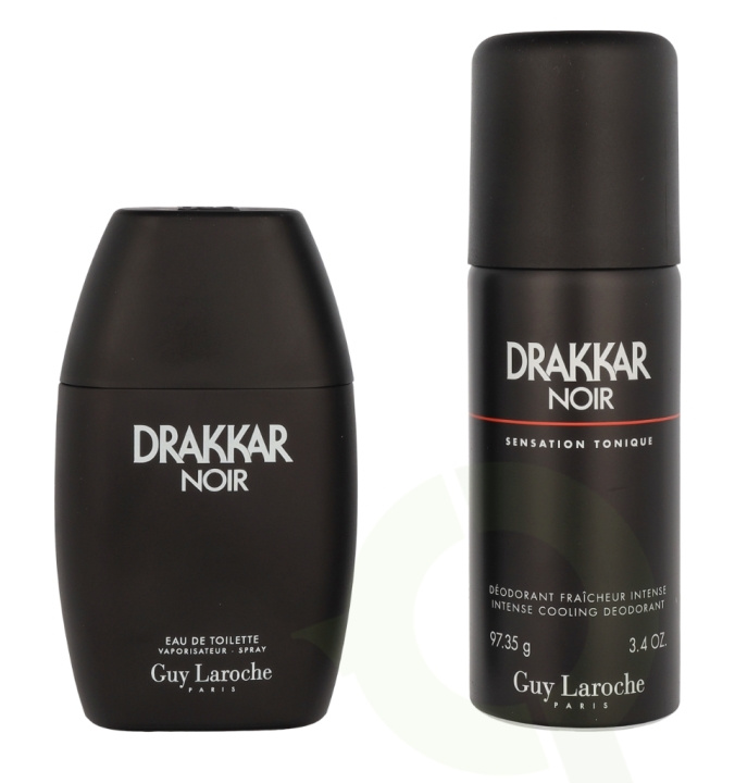 Guy Laroche Drakkar Noir Giftset 250 ml Edt Spray 100ml/Deo Spray 150ml i gruppen SKØNHED & HELSE / Gaveæske / Gaveæske til ham hos TP E-commerce Nordic AB (C95010)