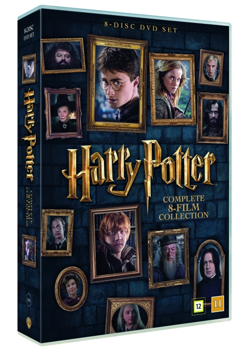 Harry Potter: Den komplette 8-film samling (8-disc) - DVD i gruppen HJEMMEELEKTRONIK / Lyd & billede / Tv og tilbehør / Film / DVD hos TP E-commerce Nordic AB (C95045)