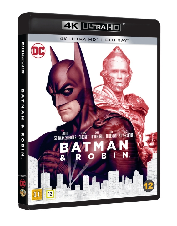 BATMAN & Robin 4K Blu ray i gruppen HJEMMEELEKTRONIK / Lyd & billede / Tv og tilbehør / Film / Blu-ray hos TP E-commerce Nordic AB (C95064)