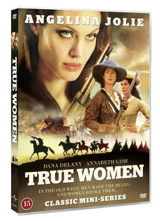 True Women (mini-series) DVD - starring Angelina Jolie, Dana Delany and Annabeth Gish i gruppen HJEMMEELEKTRONIK / Lyd & billede / Tv og tilbehør / Film / DVD hos TP E-commerce Nordic AB (C95154)