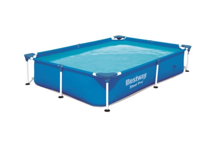 Bestway Steel Pro Pool 2,21 m x 1,50 m x 43 cm (56401) i gruppen HJEM, HUS & HAVE / Have og gårdhave / Pool & Tilbehør / Pools hos TP E-commerce Nordic AB (C95172)