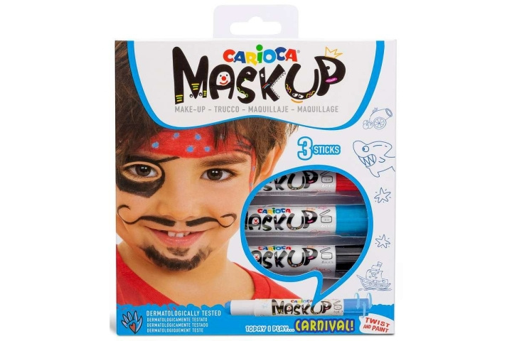 CARIOCA Mask Up - Make-up Sticks - Carnival (3 stk) (809492) i gruppen LEGETØJ, BØRN & BABY / Legetøj / Hobbyartikler hos TP E-commerce Nordic AB (C95361)