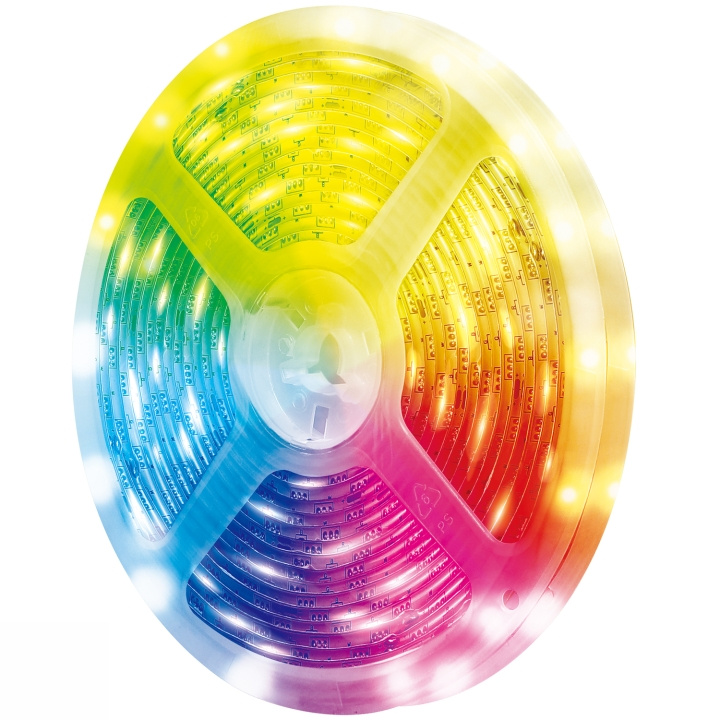 LogiLink Smart RGB+CCT (RGB + Varm-kallvit) Light-strip 5m WiFi Tuya i gruppen HJEM, HUS & HAVE / Smart hjem / Smart belysning hos TP E-commerce Nordic AB (C95447)