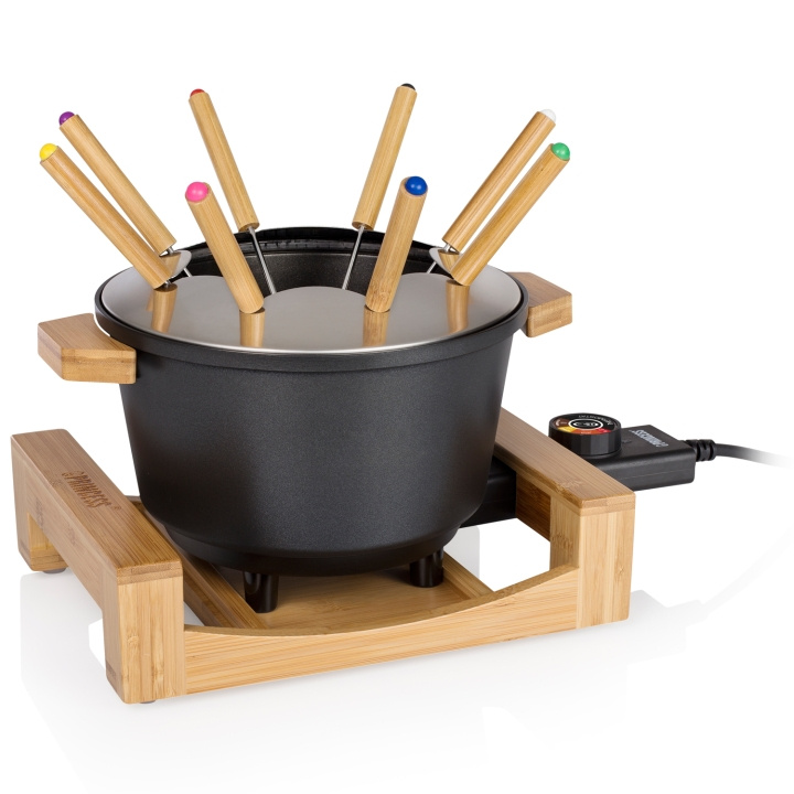 Princess Fondueset Pure Bamboo 173025 1,5l 8st pinnar i gruppen HJEM, HUS & HAVE / Køkkenredskaber / Øvrige køkkenredskaber hos TP E-commerce Nordic AB (C95489)