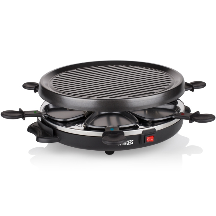 Princess Raclette 6 Grill Party 162725 (Ø 30 cm) i gruppen HJEM, HUS & HAVE / Husholdningsapparater / Brødristere & Sandwich Makers / Bordgrill & Raclette hos TP E-commerce Nordic AB (C95491)